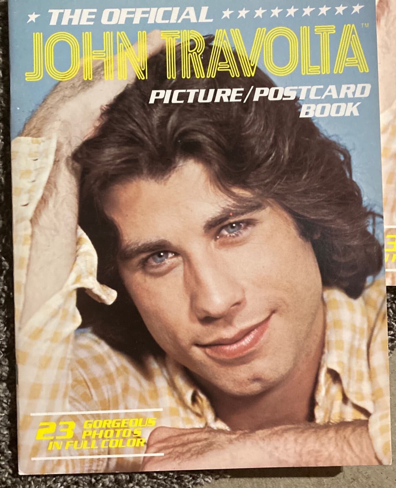 JOHN TRAVOLTA 1978 PICTURE POSTCARD BOOK-GREASE-SATURDAY NIGHT FEVER-KOTTER - Image 1