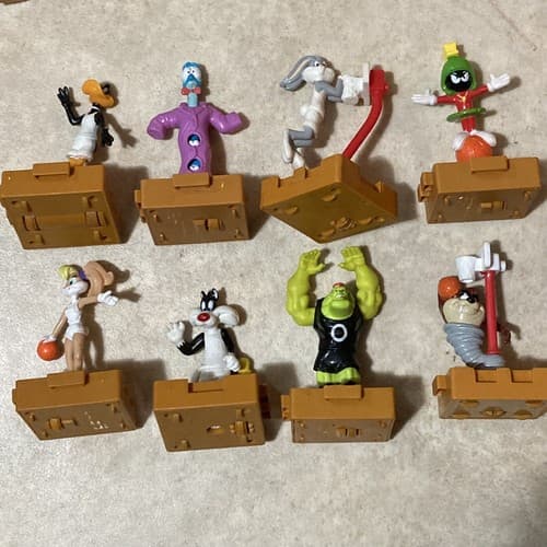 Space Jam 1999 Complete McDonald’s Set Movie Warner Bros Collectibles Train - Image 1