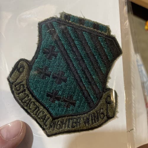 Post Vietnam War USAF US Air Force 1st Tactical Fighter Wing Patch - Image 1