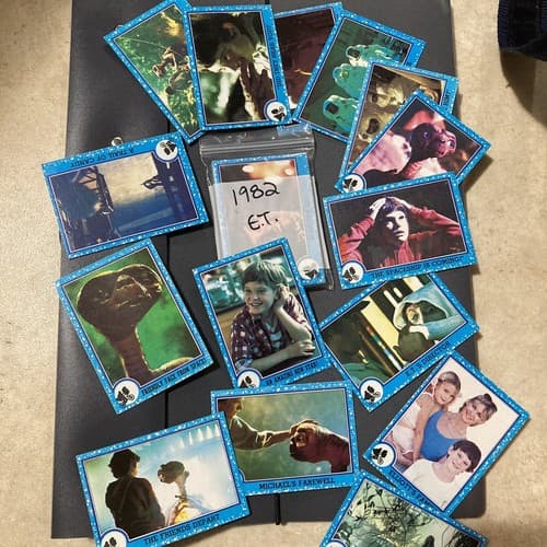 80’s Kid Movie E. T. Extra-Terrestrial 34 Trading Card Set - Image 1