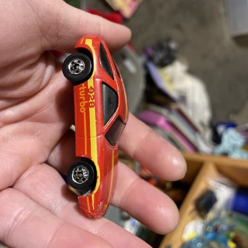 1982 Hot Wheels Porsche 928 Turbo P-928 Red With Stripes - Hong Kong ++ - Thumbnail 3
