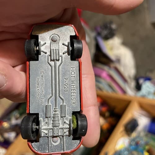 1982 Hot Wheels Porsche 928 Turbo P-928 Red With Stripes - Hong Kong ++ - Thumbnail 4