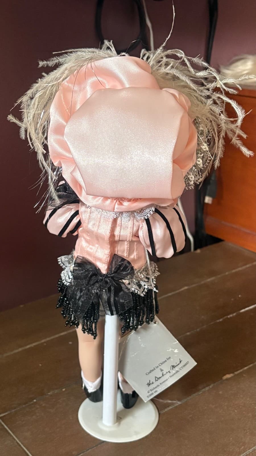 2001 Danbury Mint Shirley Temple BELLE DIAPERINA 13" Porcelain Doll - Thumbnail 2