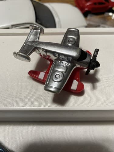 Micro Machines 1996 McDonald's Happy Meal Silver Ocean Flyer Plane - Thumbnail 2