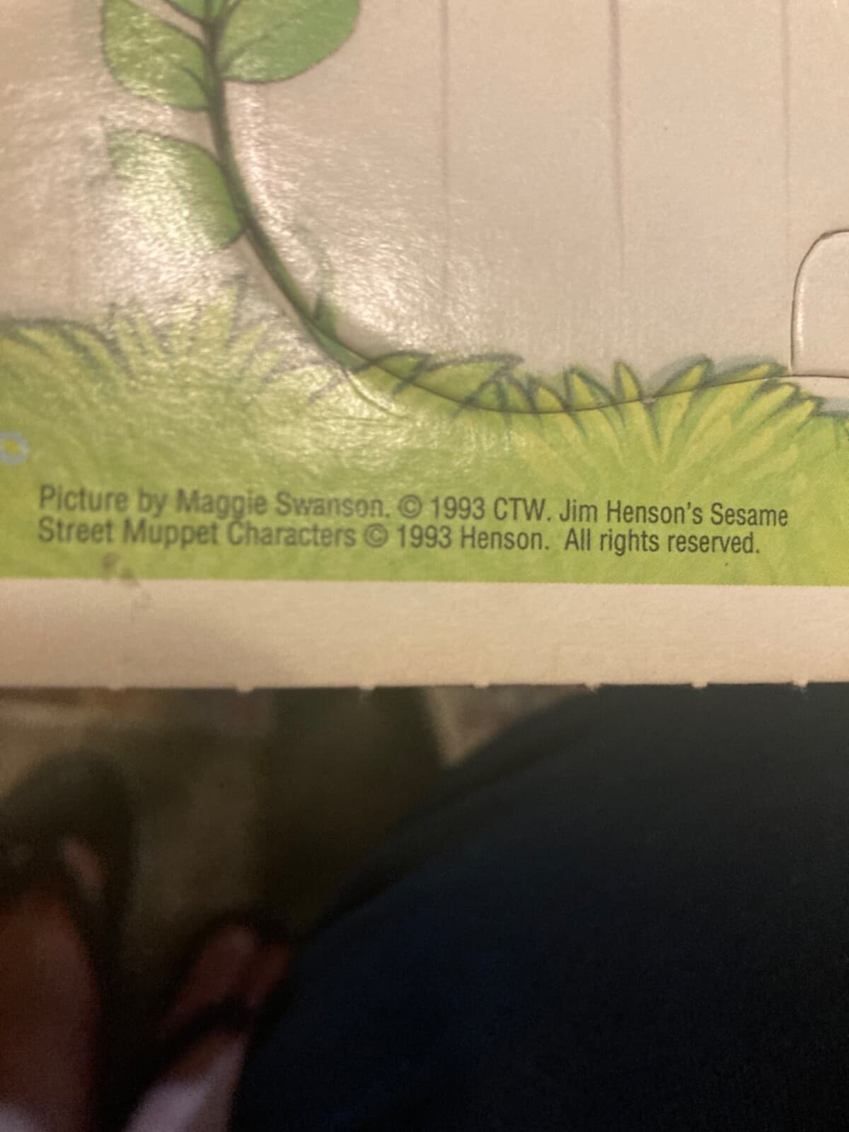 SESAME STREET frame puzzle ELMO nursery rhyme garden grow Prairie Dawn 1993 - Thumbnail 2