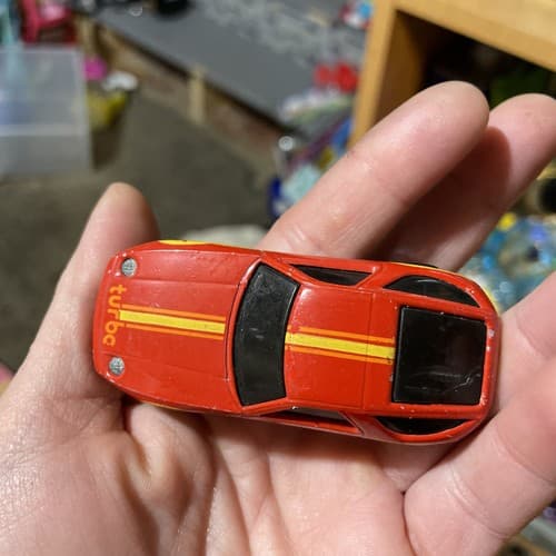 1982 Hot Wheels Porsche 928 Turbo P-928 Red With Stripes - Hong Kong ++ - Thumbnail 2