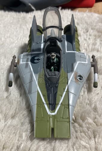 RARE STAR WARS ACTION FLEET ROGUE SQUADRON, Star-Fighter Pilot, & Stand! - Image 1