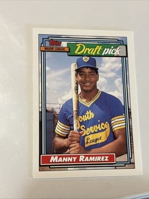 1992 TOPPS MANNY RAMIREZ RC - Image 1