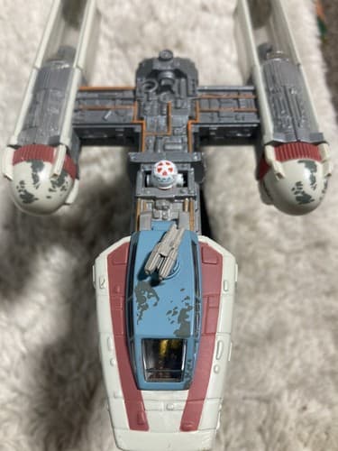Y-WING!! Yellow Leader Star Wars Action Fleet Galoob 1996 RARE Complete😮 - Thumbnail 6