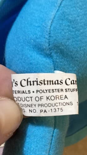 VTG Disney Mickey's Christmas Carol Plush Minnie Mouse Doll Toy From Korea - Thumbnail 2