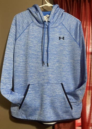 Large Under Armour Unisex Cold Gear Storm Armour Fleece Twist Lightweight Hoodie - Image 1