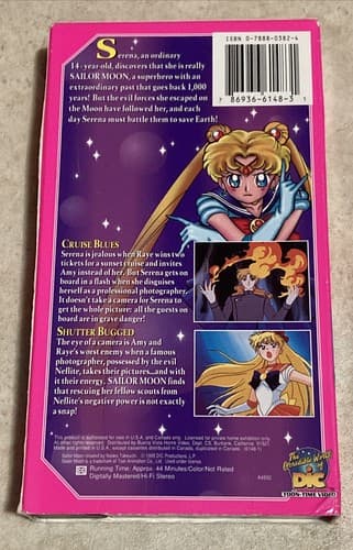 🌙🌙VTG Sailor Moon; Naoko Takeuchi “Evil Eyes” Toon Time Video 1995🌙🌙 - Thumbnail 3