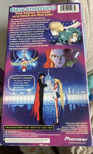 Sailor Moon S TV Series Vol. 1 Pure Hearts (VHS, 2001, Dubbed Edited Toonami) 🌙 - Thumbnail 2