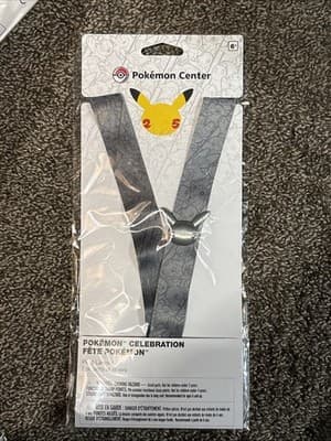 Rare Pokemon Celebration Pikachu Pin & Silver Lanyard 25th Anniversary Sealed! - Thumbnail 2
