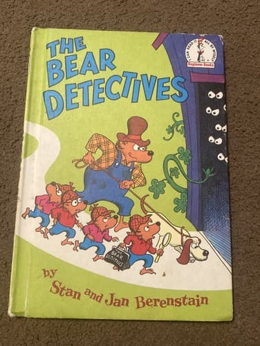 Classic 1975 Berenstain Bears book "The Bear Detectives" By Stan & Jan B - Image 1
