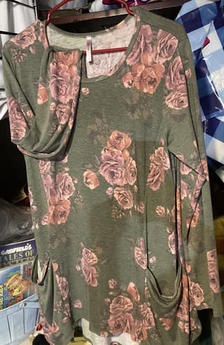 Women’s Xl Boutique Cool Melon Long Tunic Top Very Nice - Image 1