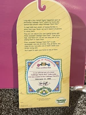 ❤️1984 CABBAGE PATCH KIDS 2nd Ed. PVC FIGURE COLLECTOR BY Kim Kathleen NIP ❤️ - Thumbnail 2