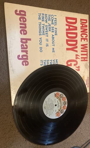 GENE BARGE Dance with Daddy G Checker LP Vinyl Record VF+ Case Shows Wear - Thumbnail 2