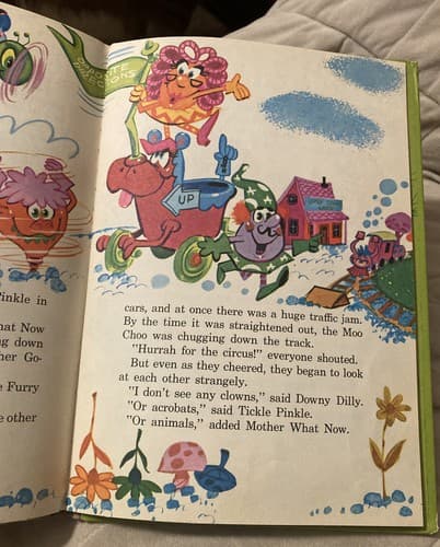 1969 Rare Mattel Upsy Downsy Storybook Miss Information & The Upsy Downsy Circus - Thumbnail 4