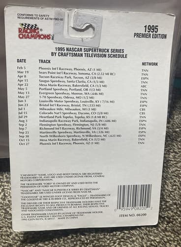 NASCAR #21 TOBEY BUTLER ORTHO FORD F-150 SUPERTRUCK Craftsman 1995 1:64 - Thumbnail 2