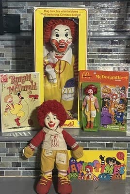 1978 Ronald McDonald Original Rare Uniquely Random Toy Collection!! - Image 1