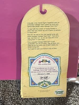 ❤️1984 CABBAGE PATCH KIDS 2nd Ed. PVC FIGURE COLLECTOR BY Kim Kathleen NIP ❤️ - Thumbnail 2