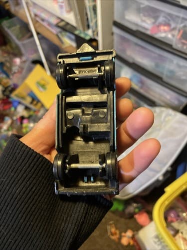 1980’s Tootsietoy Jeep Cherokee 4x4 Teal Blue 4" Diecast & Plastic Car - Thumbnail 4