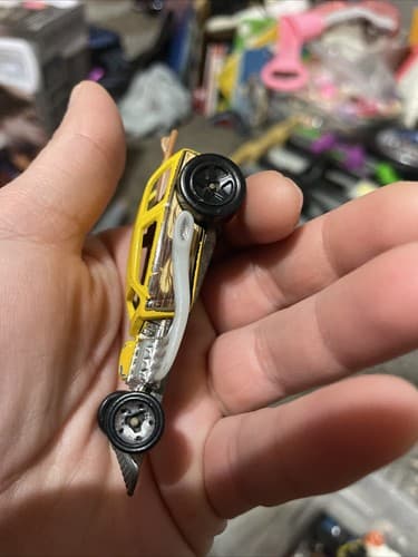 Hot Wheels Surf Crate 2013 HW Showroom American Turbo Yellow Brown Malaysia - Thumbnail 3