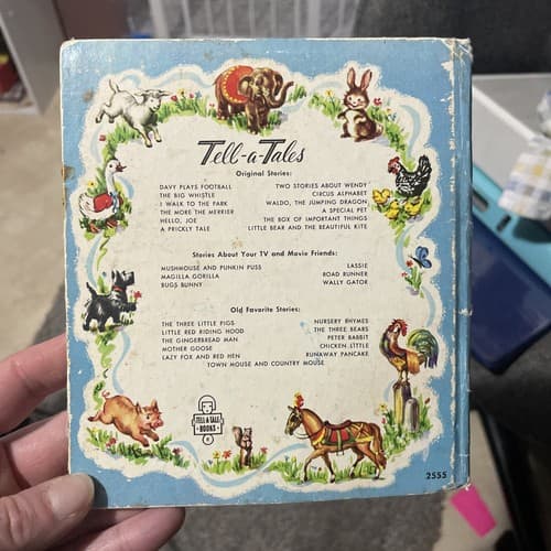 1965 “IN, ON, UNDER, & THROUGH” Whitman Collectors Hardback Book Children - Thumbnail 2