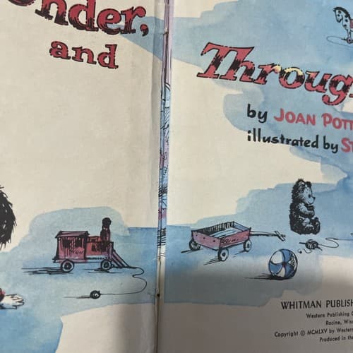 1965 “IN, ON, UNDER, & THROUGH” Whitman Collectors Hardback Book Children - Thumbnail 4