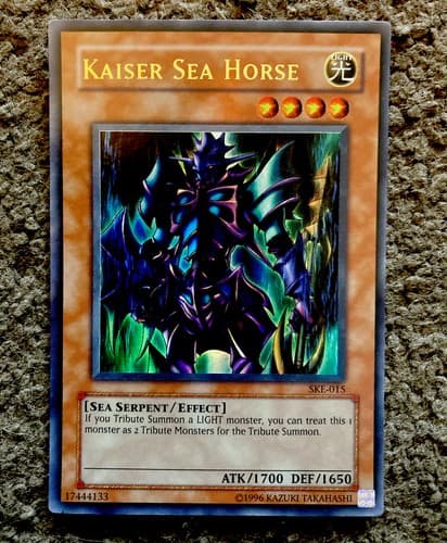 Kaiser Sea Horse Starter Deck: Kaiba Evolution SKE-015 (Ultra Rare) Holo 96 - Image 1