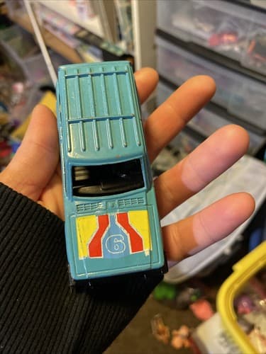 1980’s Tootsietoy Jeep Cherokee 4x4 Teal Blue 4" Diecast & Plastic Car - Thumbnail 2