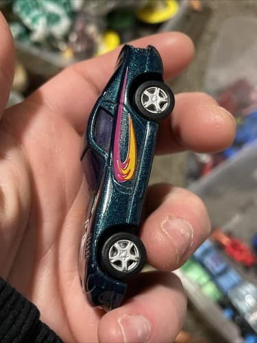 Maisto Dodge Viper, Viper Head on Hood, Teal Metallic, Loose; 1:64 Mint - Thumbnail 7