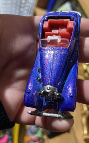 1982 Blue/Red/pink Glitter Hot Wheels 1982 Mercedes - 540k Diecast 1:64 - Thumbnail 2