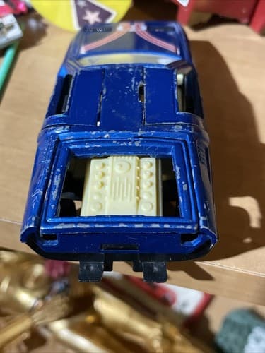Michelotti Lazer Diecast SS-901 Pull Back Blue Hong Kong 1:36 - Thumbnail 4