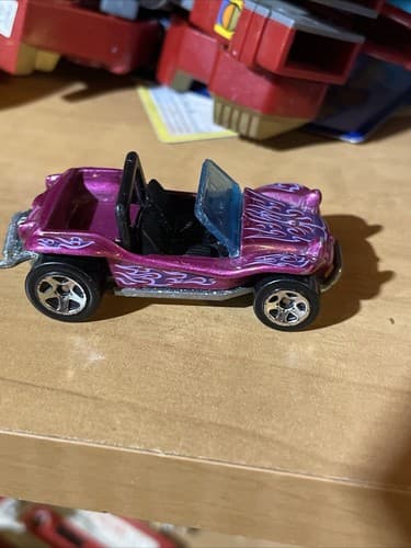 2002 Hot Wheels Diecast Meyers Manx Purple Pink w/ Black interior 1:64 Near Mint - Thumbnail 2