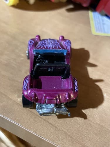 2002 Hot Wheels Diecast Meyers Manx Purple Pink w/ Black interior 1:64 Near Mint - Thumbnail 3