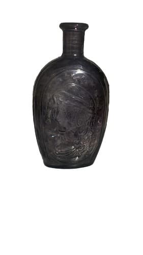 George Washington & American Eagle Glass Bottle Wheaton Glass Amethyst - Thumbnail 2