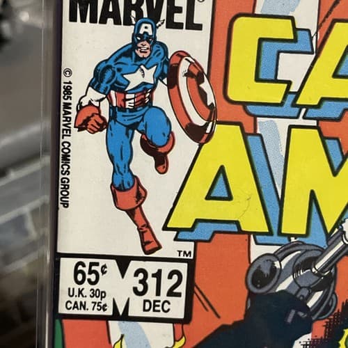 CAPTAIN AMERICA # 312 (1985) 1st Appearance of Flag Smasher VF/NM - Thumbnail 2
