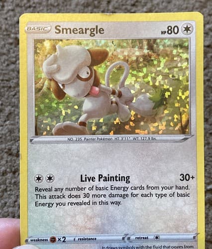 Pokémon TCG Smeargle McDonald's Promos 2022 15/15 Holo Holo Rare - Thumbnail 3
