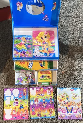 Lisa Frank Princess Cassara Mirrored Stationary Jewelry Box, & More Vintage - Image 1