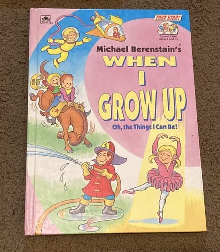 WHEN I GROW UP (FAST START READERS, LEVEL 1) By Michael Berenstain - Hardcover - Image 1