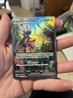 KORAIDON EX Scarlet & Violet 247/198 Alternate Art Pokemon Card NM/Mint SV1 2023 - Thumbnail 2