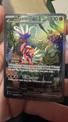 KORAIDON EX Scarlet & Violet 247/198 Alternate Art Pokemon Card NM/Mint SV1 2023 - Thumbnail 3