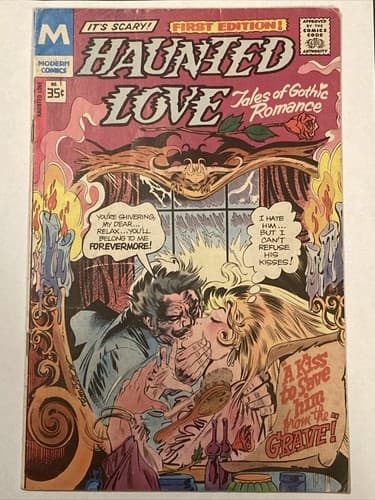 First Edition Haunted Love #1, 1973 Charlton Comics Tales of Gothic Romance!!! - Image 1