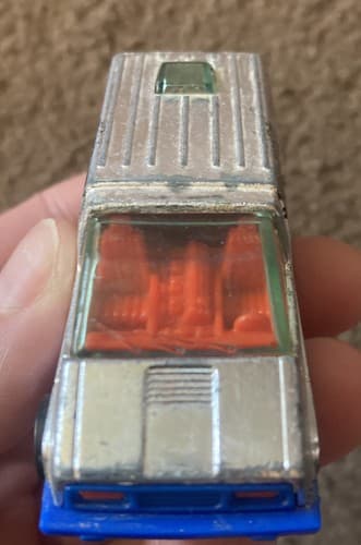1978 Hong Kong Hot Wheels Silver Marvel Silver Surfer VetteVan Blister Pull Mint - Thumbnail 5