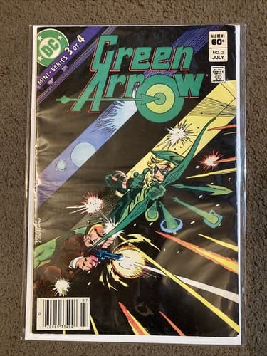 Green Arrow DC Comics #3 Of 4 Mini Series Newsstand Volume 1 1983 Very Good+ - Image 1