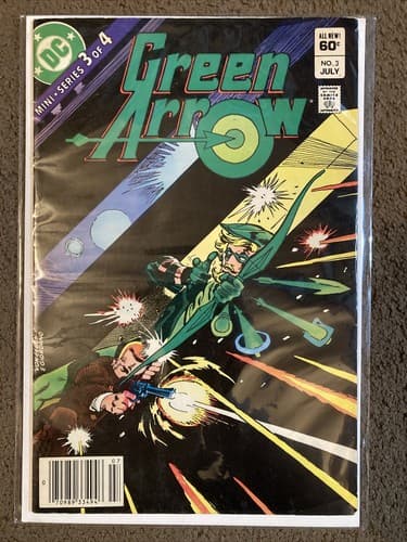Green Arrow DC Comics #3 Of 4 Mini Series Newsstand Volume 1 1983 Very Good+ - Thumbnail 2