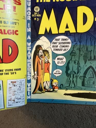 Vintage 1972 MAD Magazine-Special Number Nine-Bonus comic book-Nostalgic Mad - Thumbnail 3