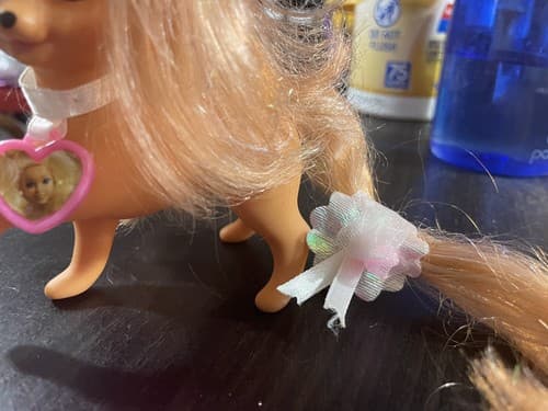 1994 MATTEL BARBIE PRETTY LOVIN' PETS “MANDI BROWN PUPPY DOG “ TOY - Thumbnail 3